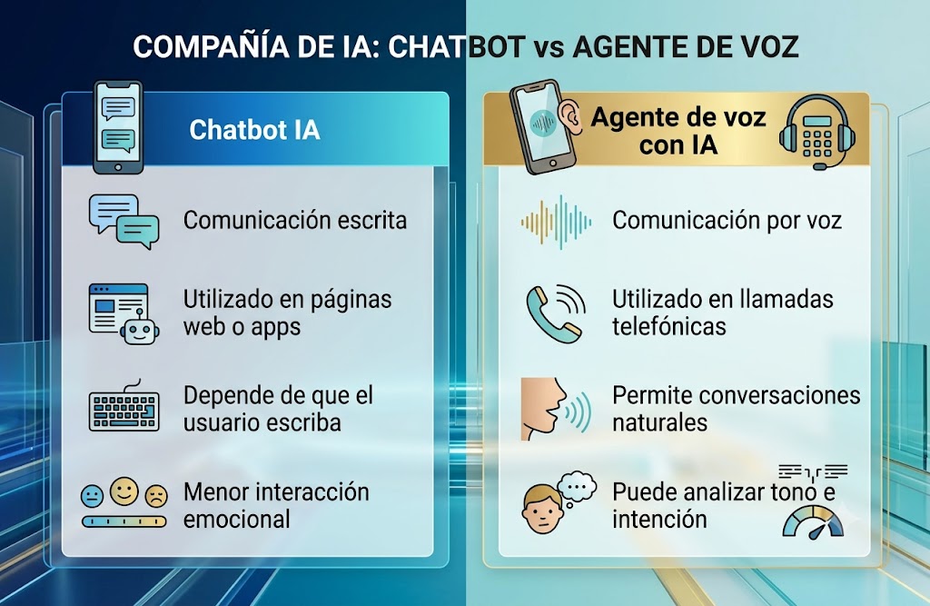 Agentes de voz con IA